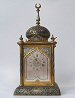 Oriental inspired carriage  clock, in the  shape of a  mosque, ca. 1880.